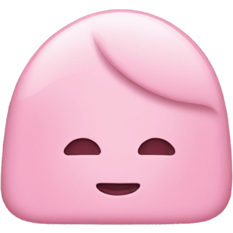 Baby pink thumb tack emoji