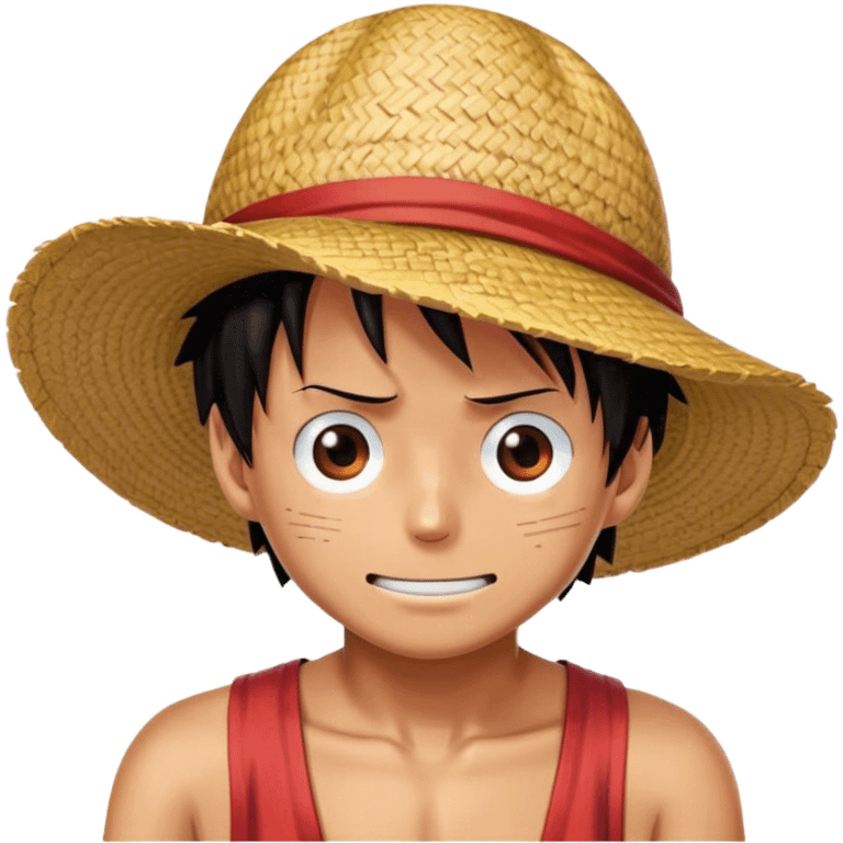 Luffy from one peice emoji