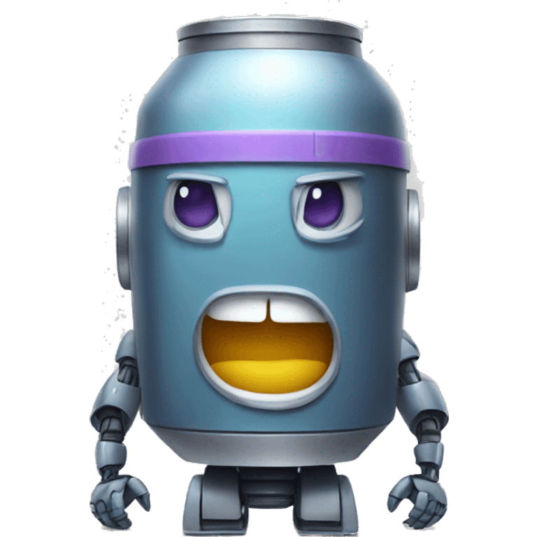 robot grimace shake emoji