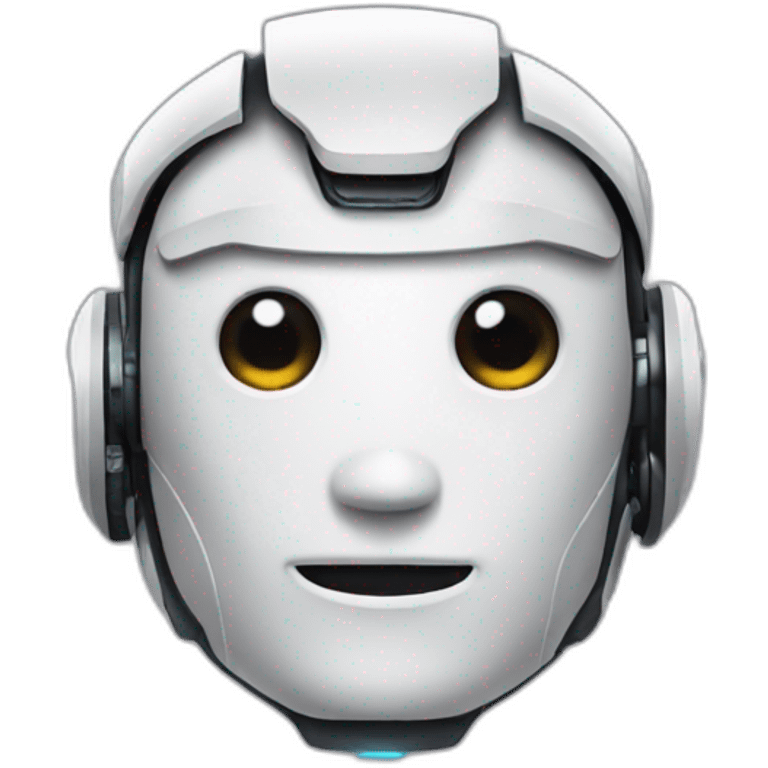 Iphone Robot face emoji