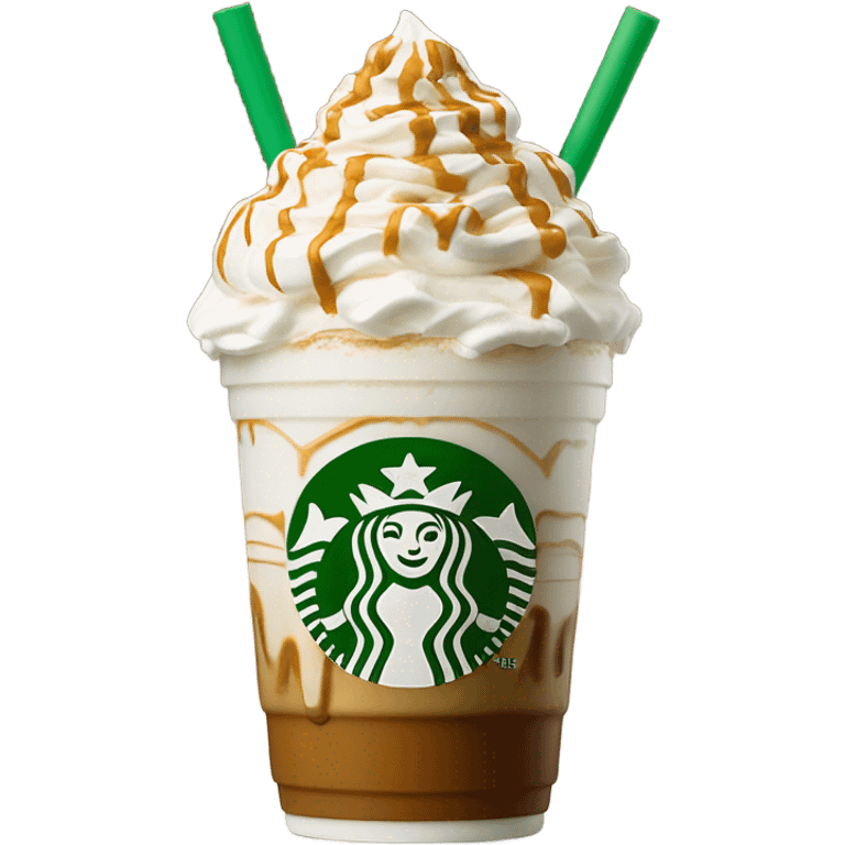 A Starbucks frappe  emoji