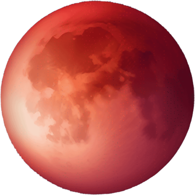 Blood moon  emoji