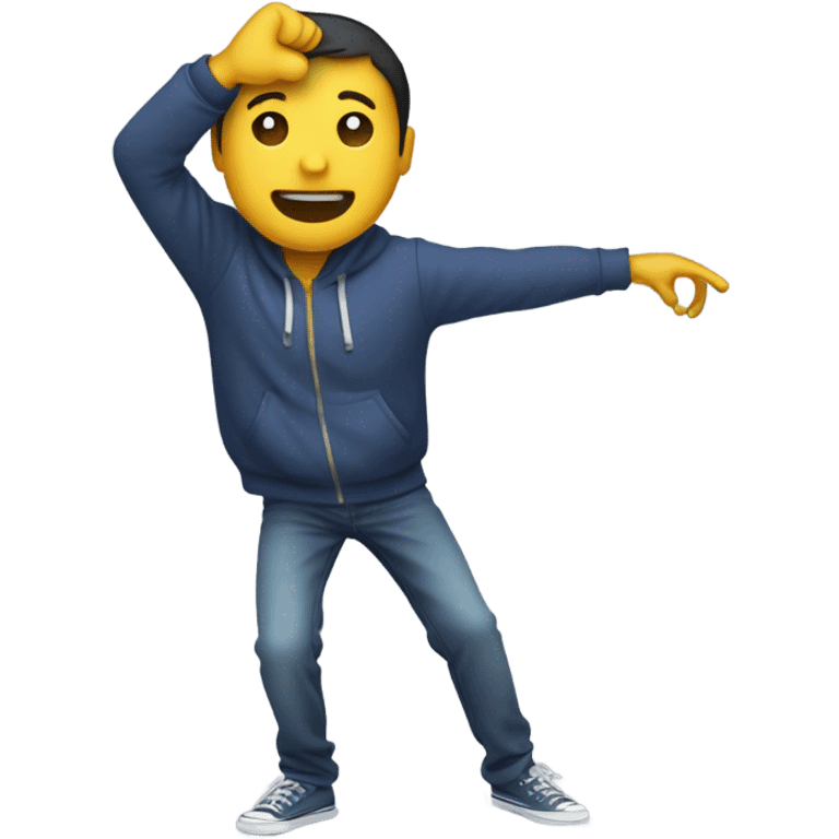 Person dabbing emoji