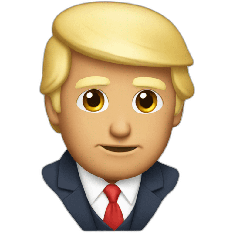 Donald Trump en train de se moquer emoji