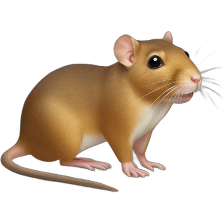 realistic agouti gerbil emoji