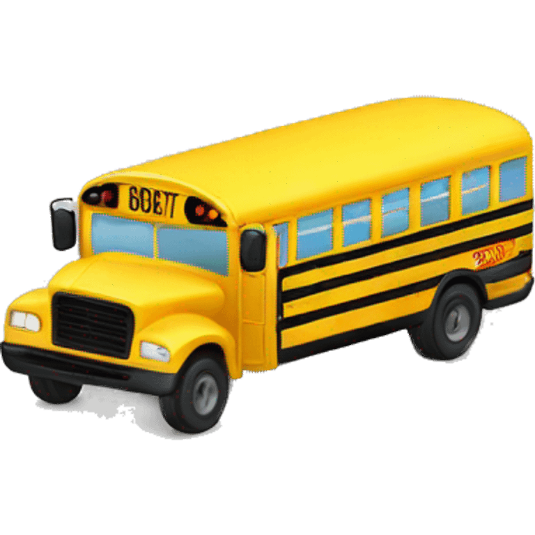 school bus emoji