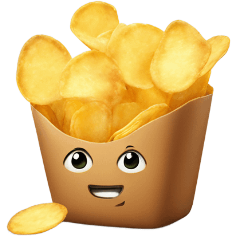 potato chips emoji