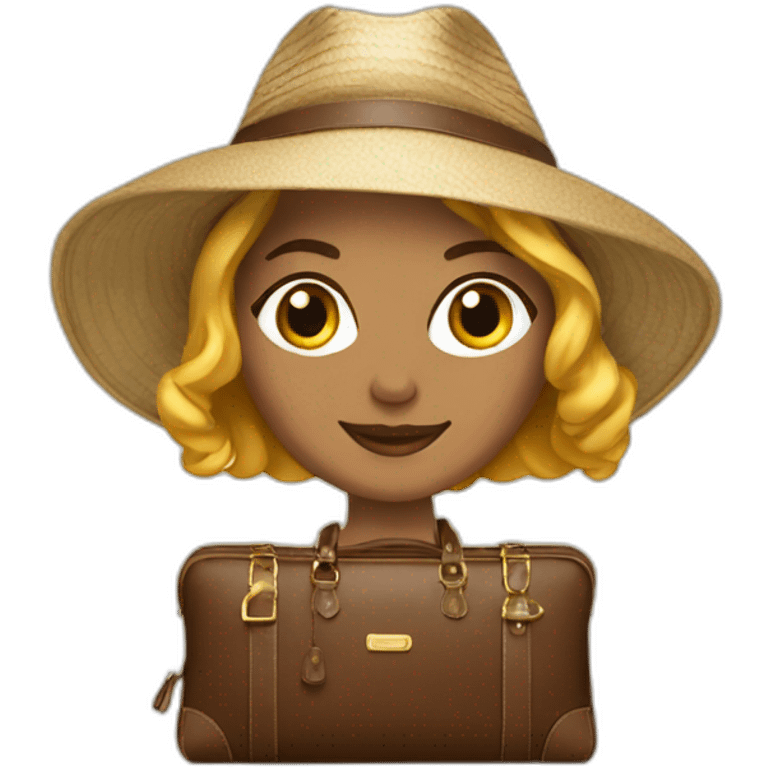 LUXURY WOMAN TRAVELER emoji