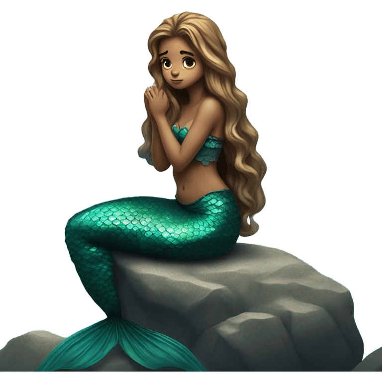 Sad mermaid  emoji