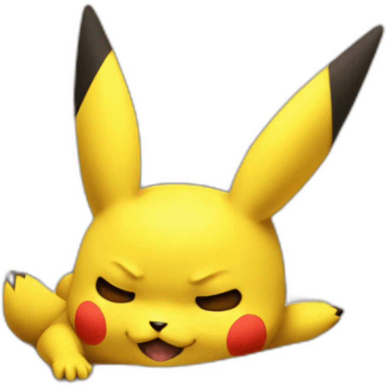 Pikachu qui dort emoji