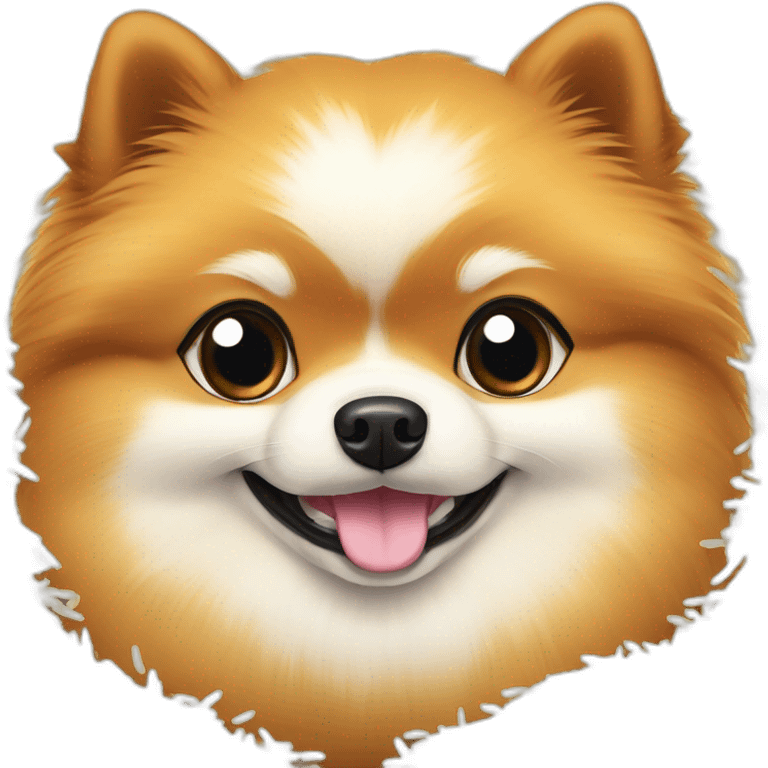 POMERANIAN−in−rice emoji