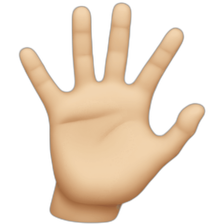 Letter J hand emoji