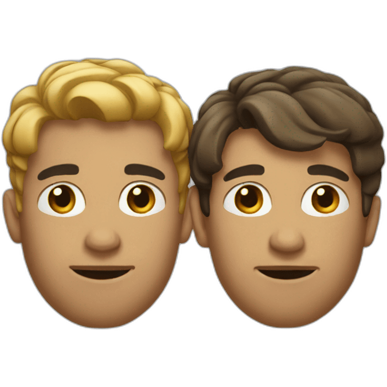 couple emoji heads emoji