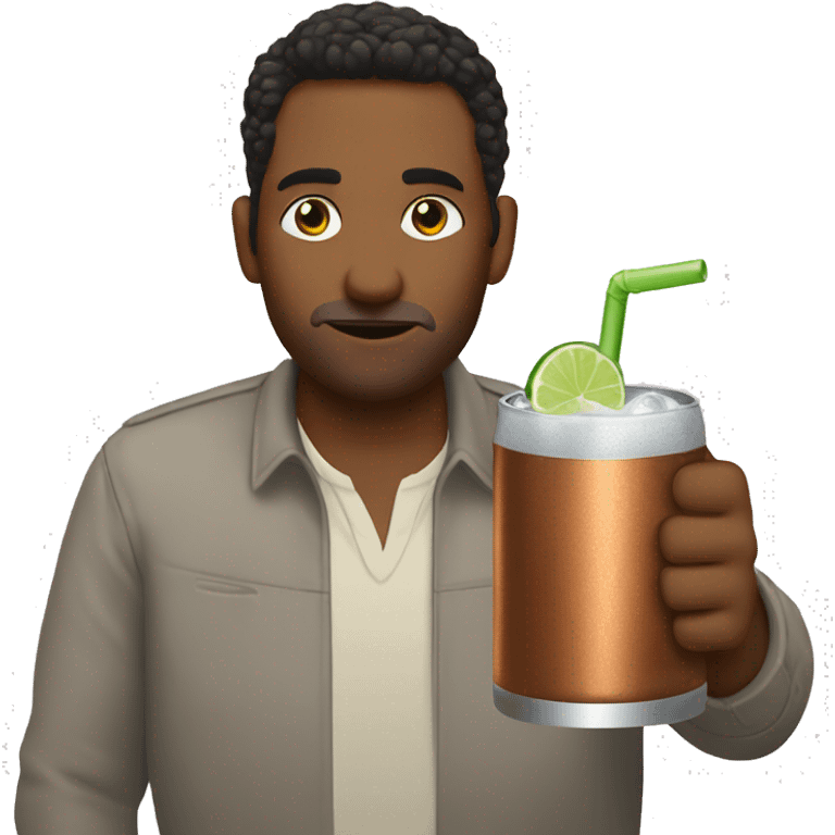 Like drinking a Moscow mule emoji