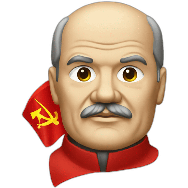 lenin with USSR flag emoji