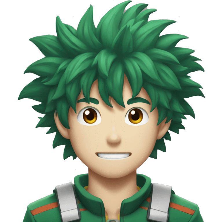 Deku from my hero academia emoji