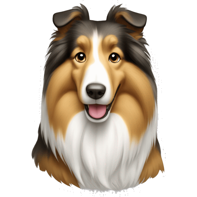 Rough collie emoji