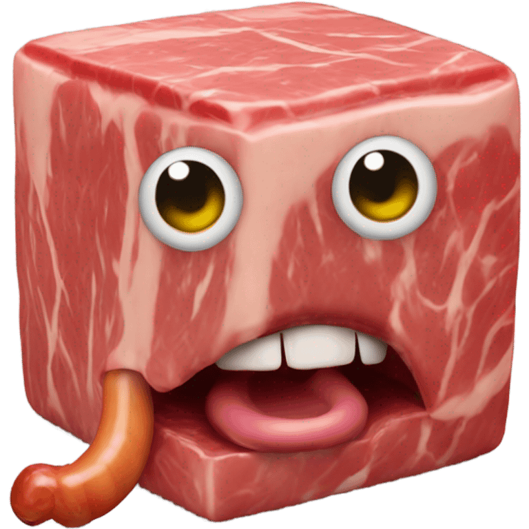 meatcube worm emoji