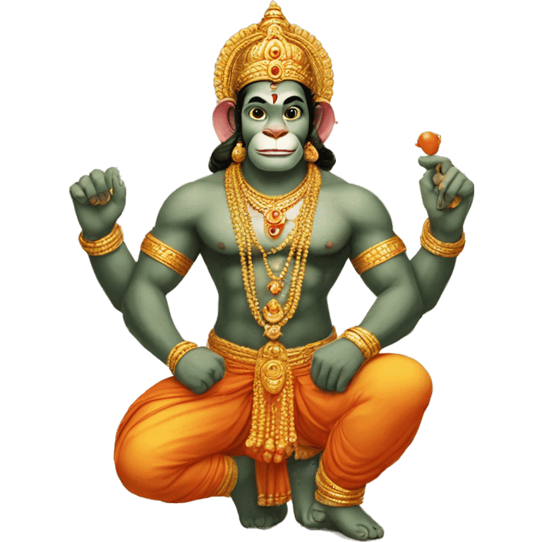 Hanuman gada emoji