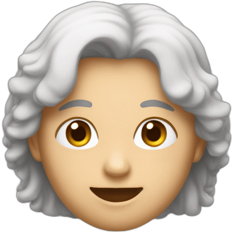 Chat avec un coueur emoji