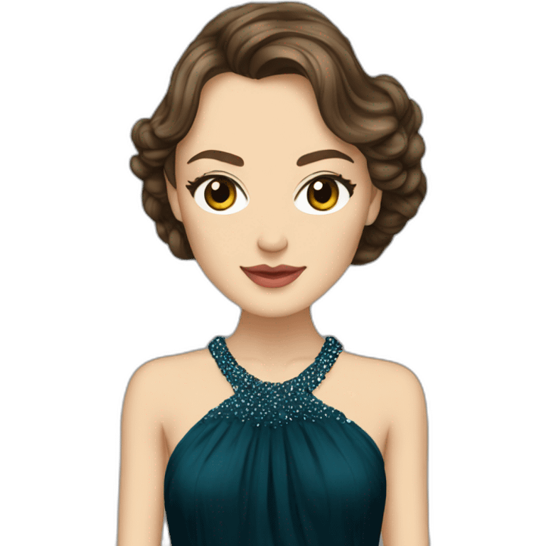 Keira Knightley In an evening dress emoji