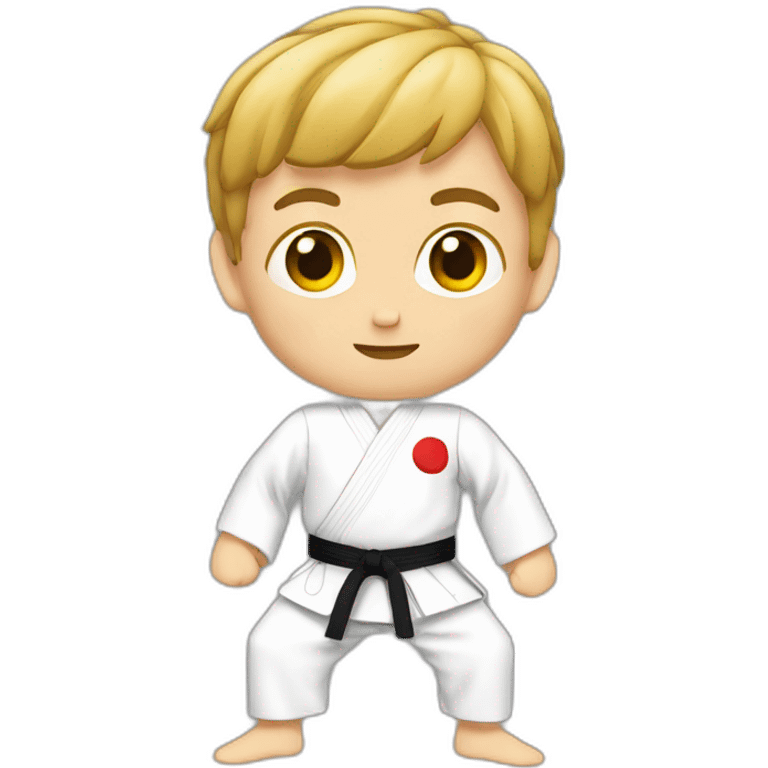 niño karate emoji