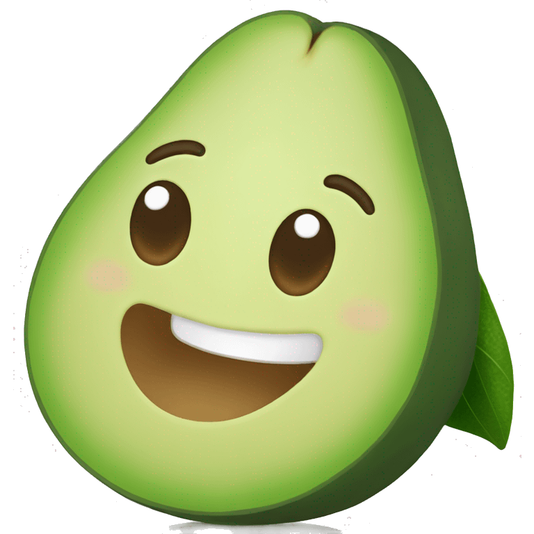 Happy Avocado emoji