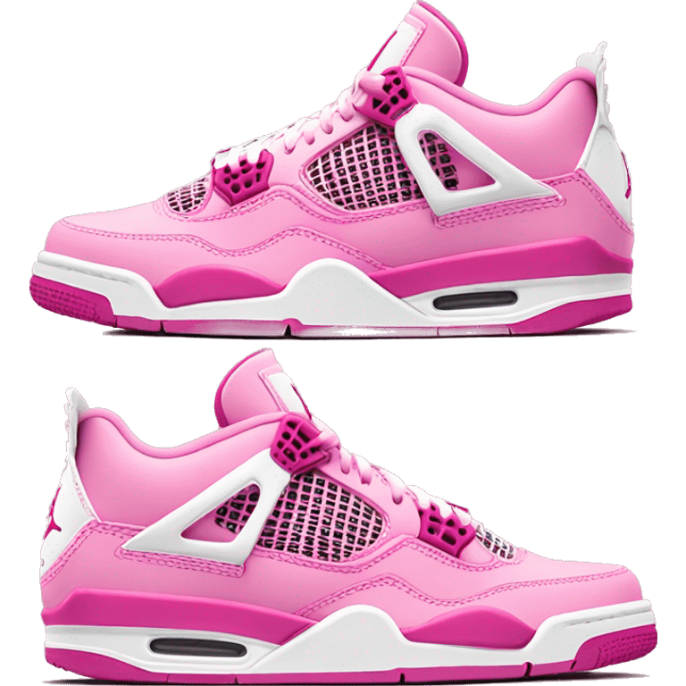 Jordan 4 pink emoji