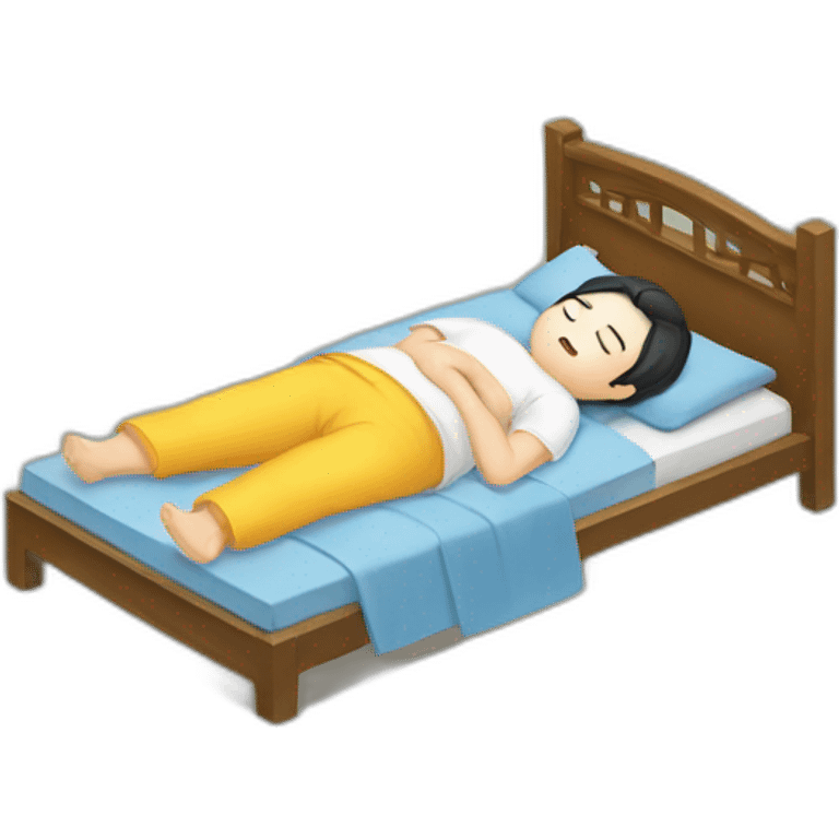 Sleeping Korean emoji