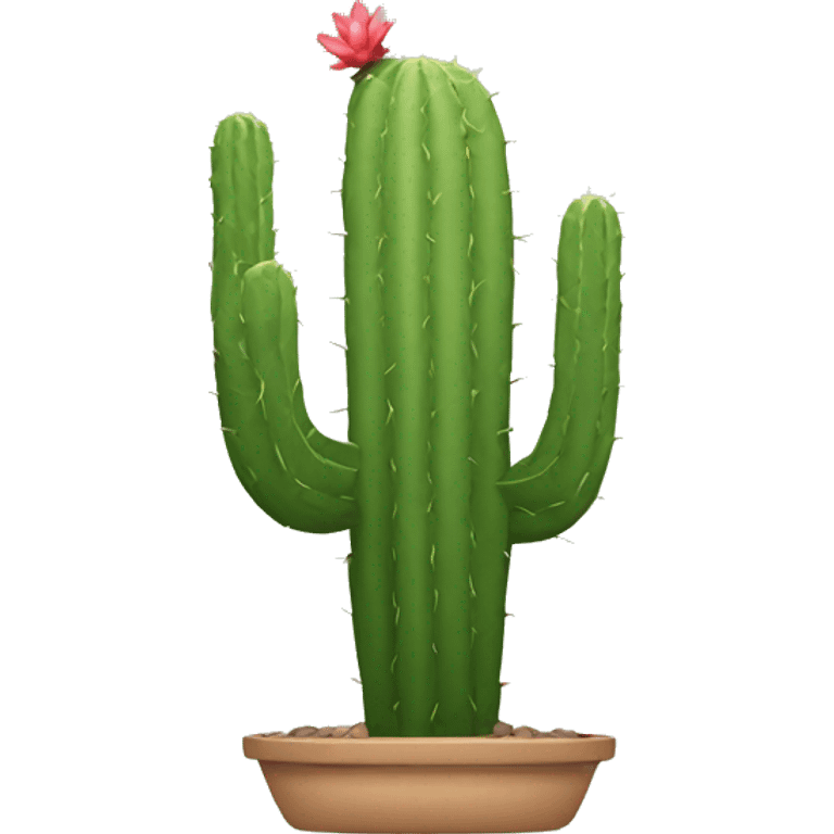 Cactus without pot emoji