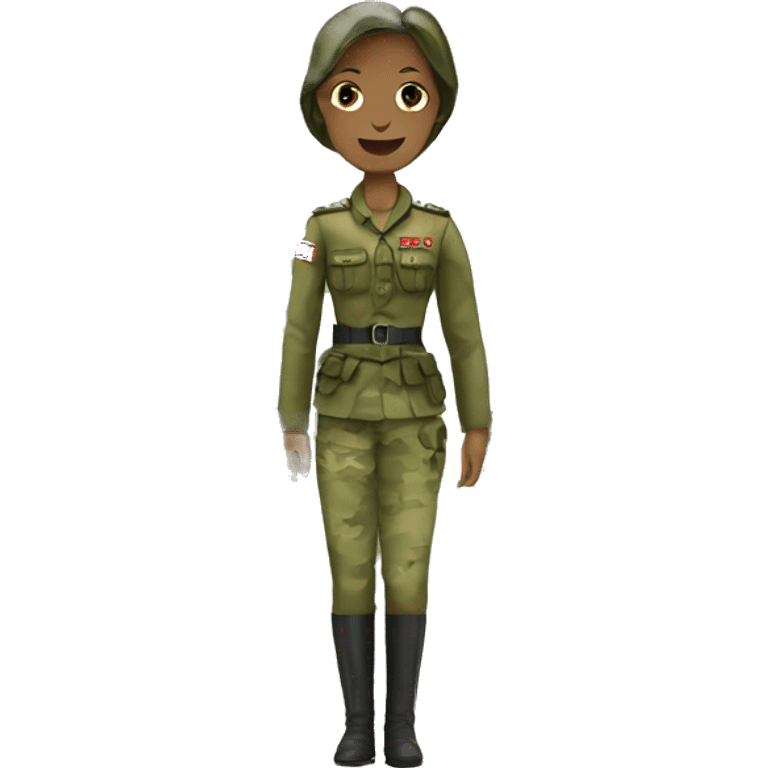 woman army swiss emoji