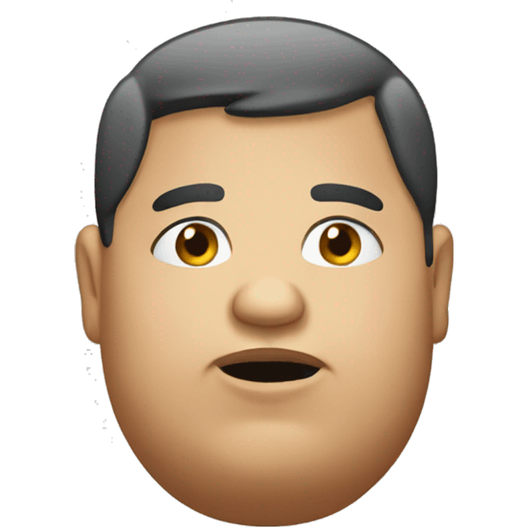 Fat person emoji