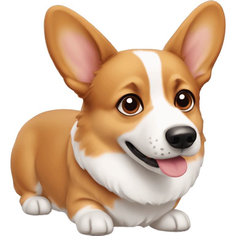 A corgi emoji