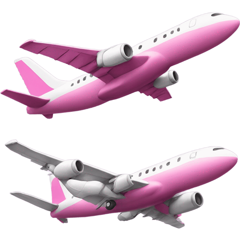 Pink plane  emoji