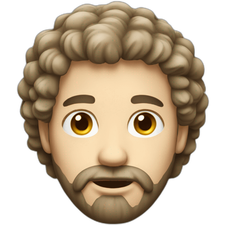 White-man-with-hairy-lovely-face emoji