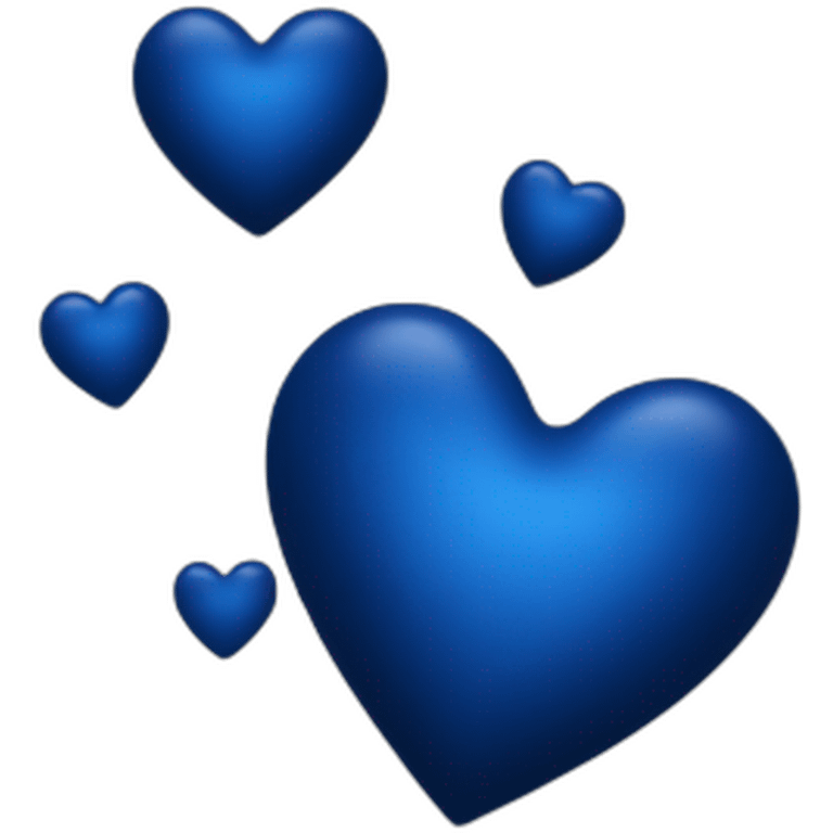 midnight blue heart emoji