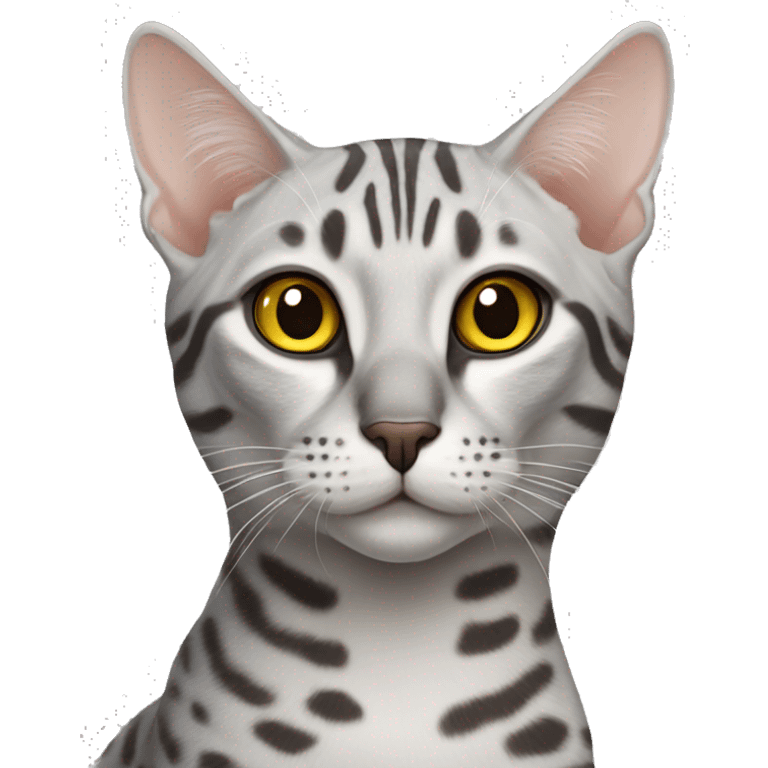 Egyptian mau cat emoji