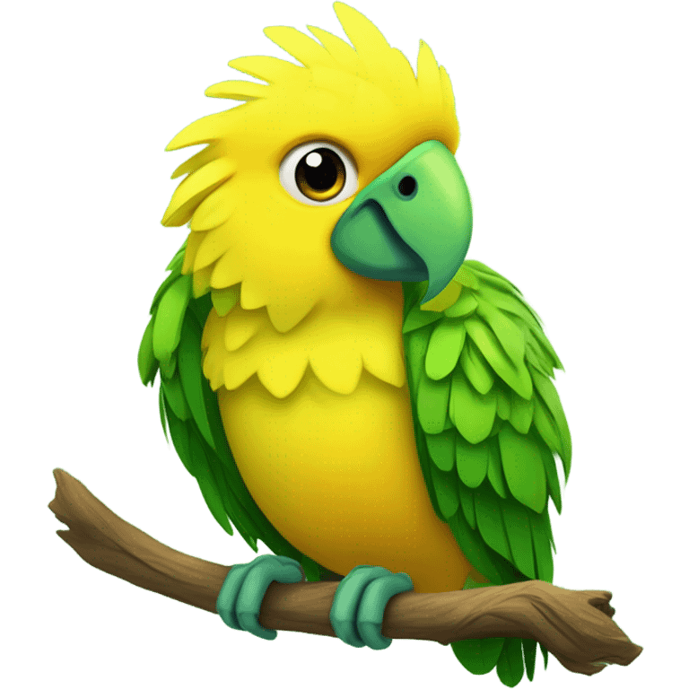 very cute Yellow-naped amazon
Bird
 emoji