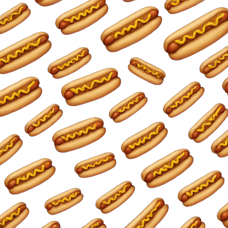 Hot dog emoji