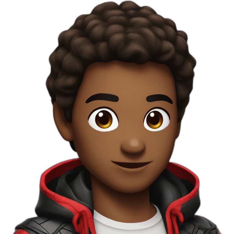 Spiderman miles morales emoji