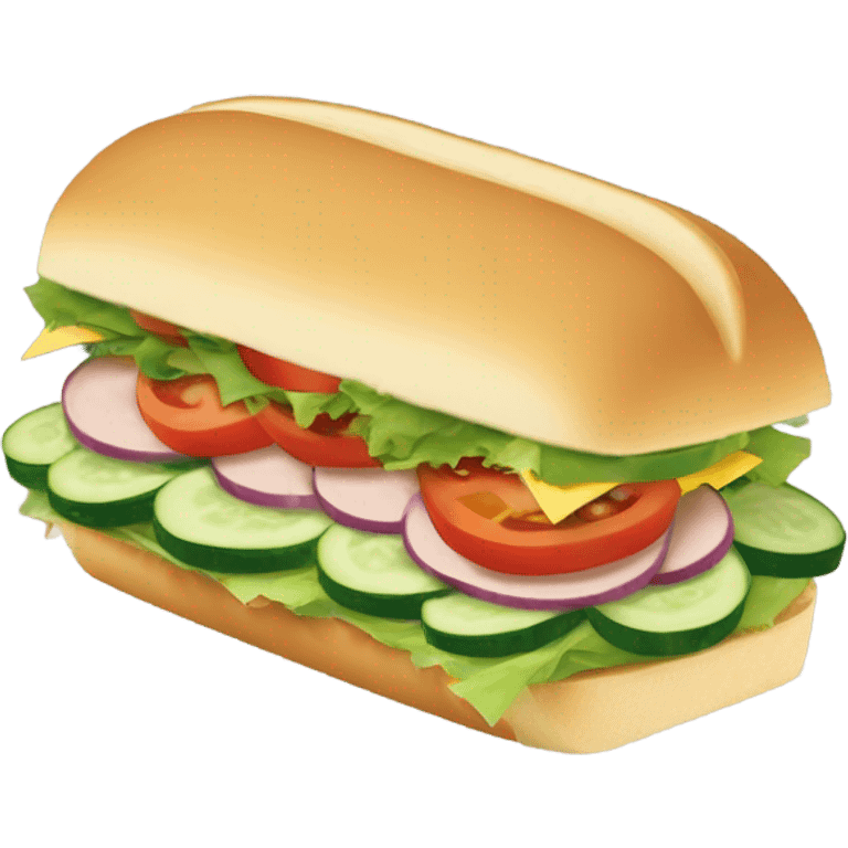 Subway sandwich emoji