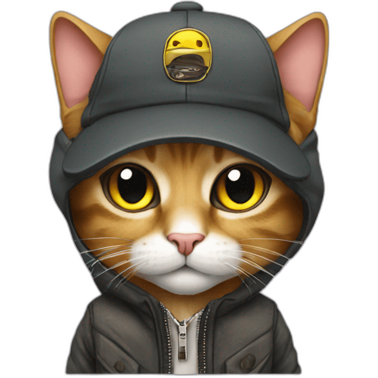 Swag cat emoji