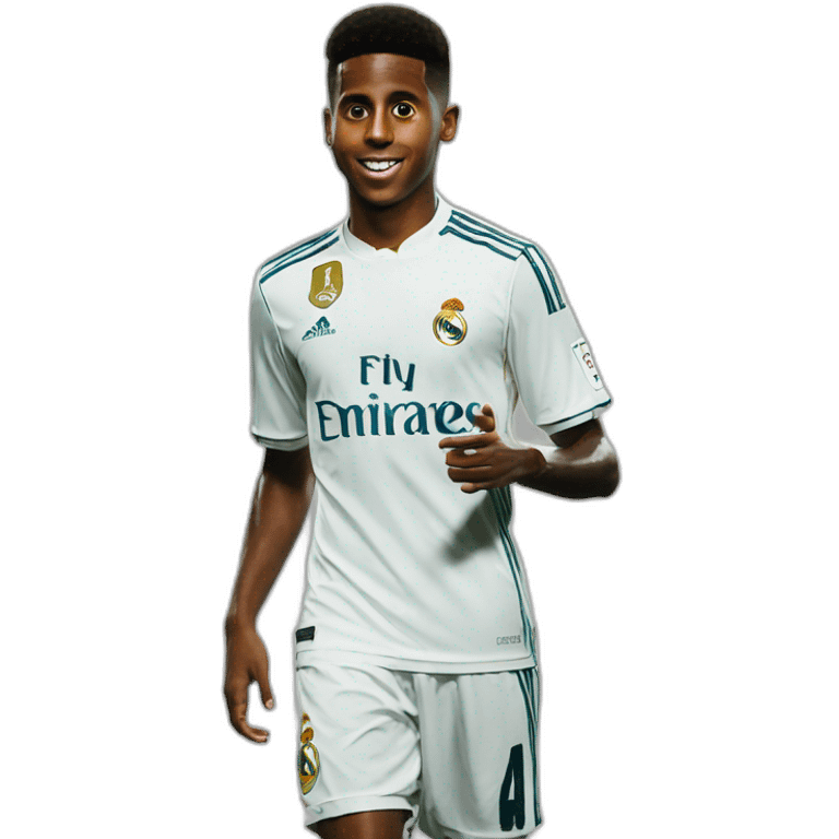 real madrid rodrygo goes emoji