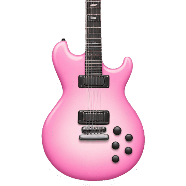 pink guitar  emoji