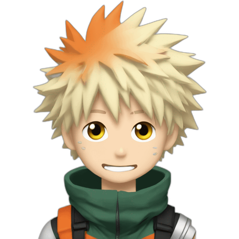 Bakugo my hero academia neutral emoji