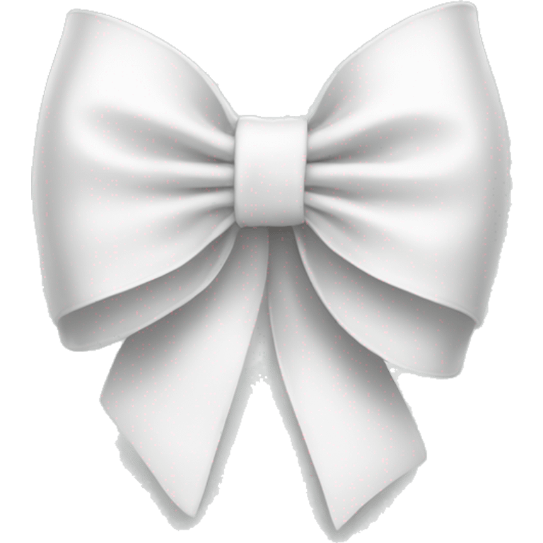 White bow emoji