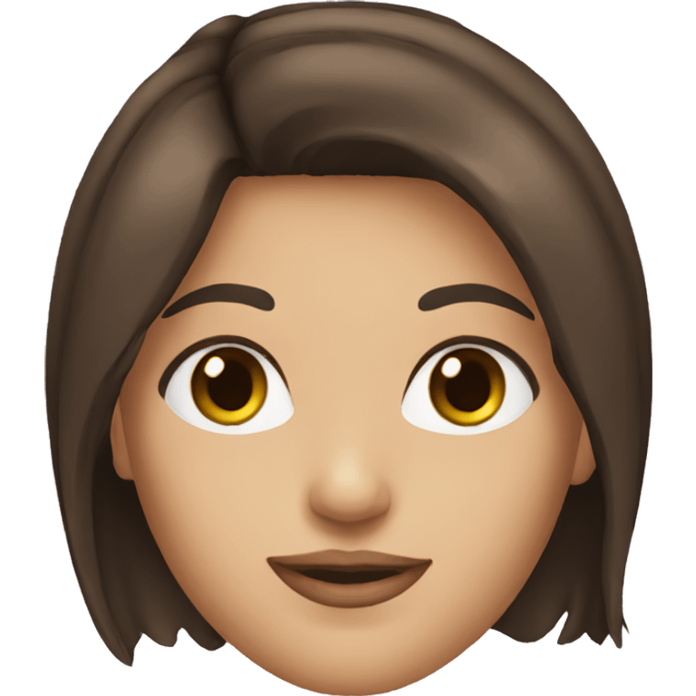 brunette emoji