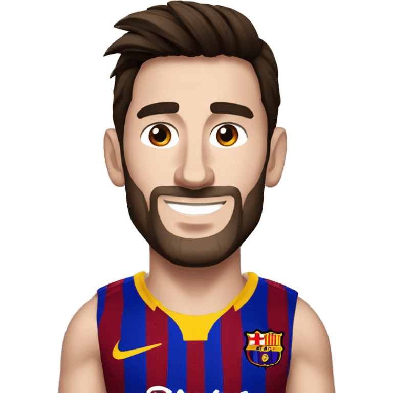 Messi atla gidiyor emoji