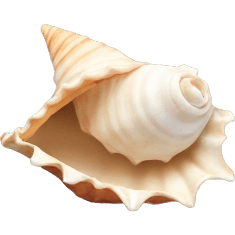 Dead conch shell emoji