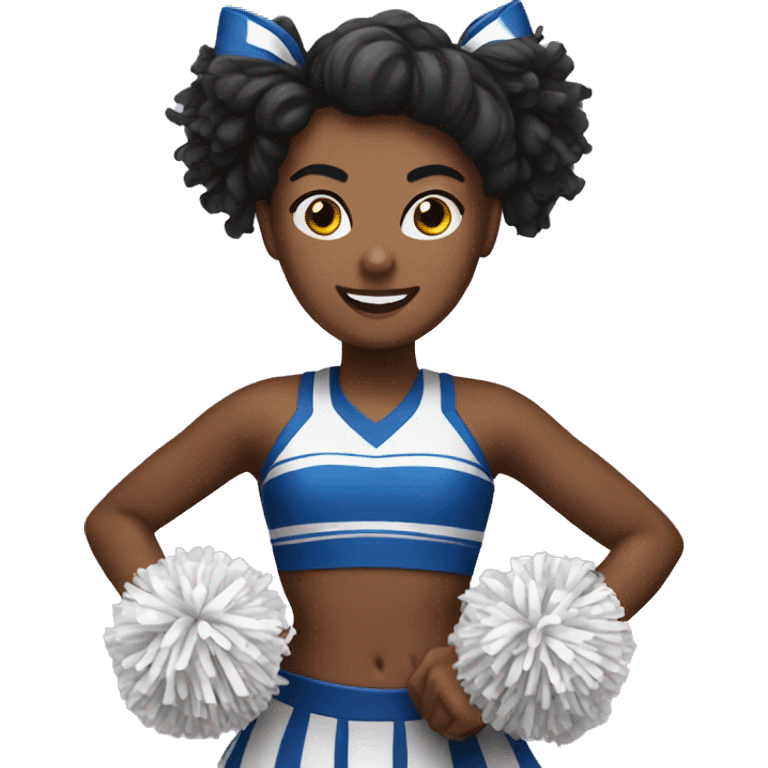 Cheerleader with pom-poms emoji